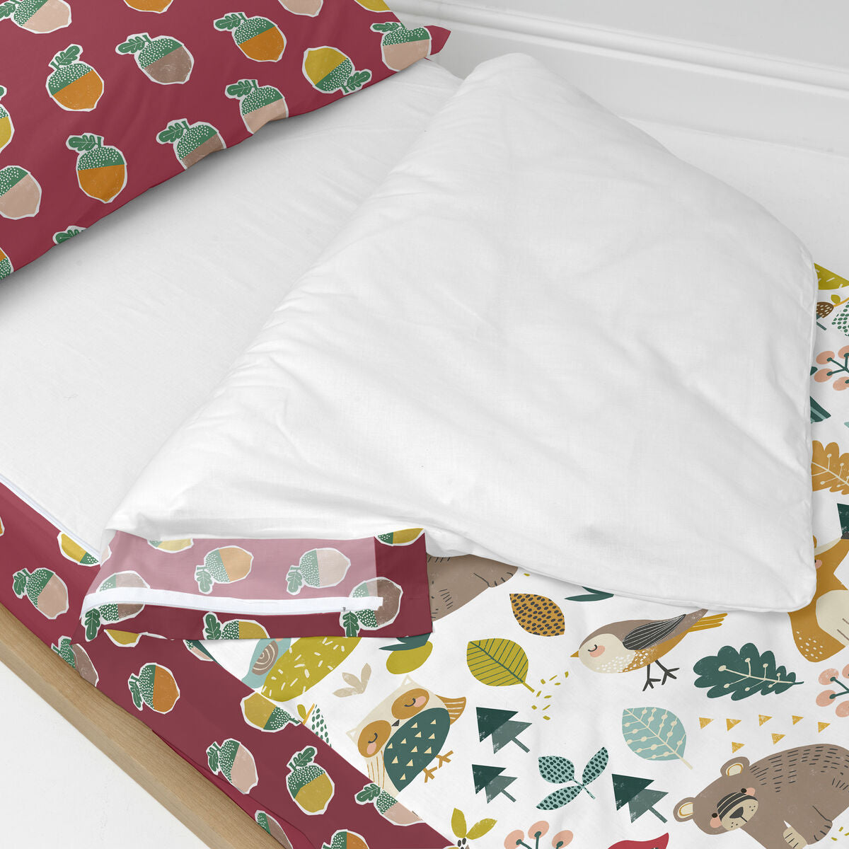 Bettbezug mit Füllung HappyFriday Moshi Moshi Harvestwood Bunt 42 x 20 x 50 cm