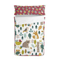 Bettbezug mit Füllung HappyFriday Moshi Moshi Harvestwood Bunt 42 x 20 x 50 cm