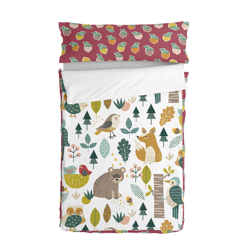 Bettbezug mit Füllung HappyFriday Moshi Moshi Harvestwood Bunt 42 x 20 x 50 cm