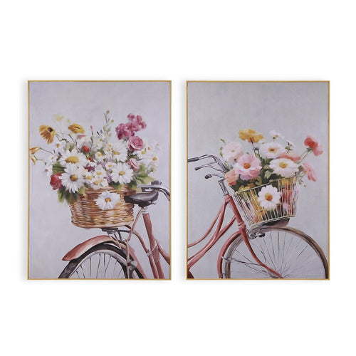 Bild Versa Leinwand 2,5 X 60 X 50 CM Fahrrad
