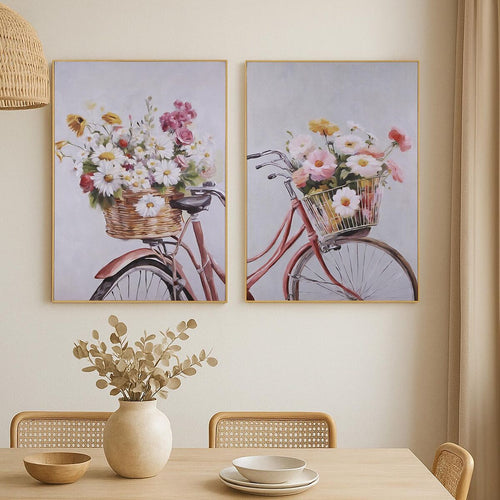 Bild Versa Leinwand 2,5 X 60 X 50 CM Fahrrad