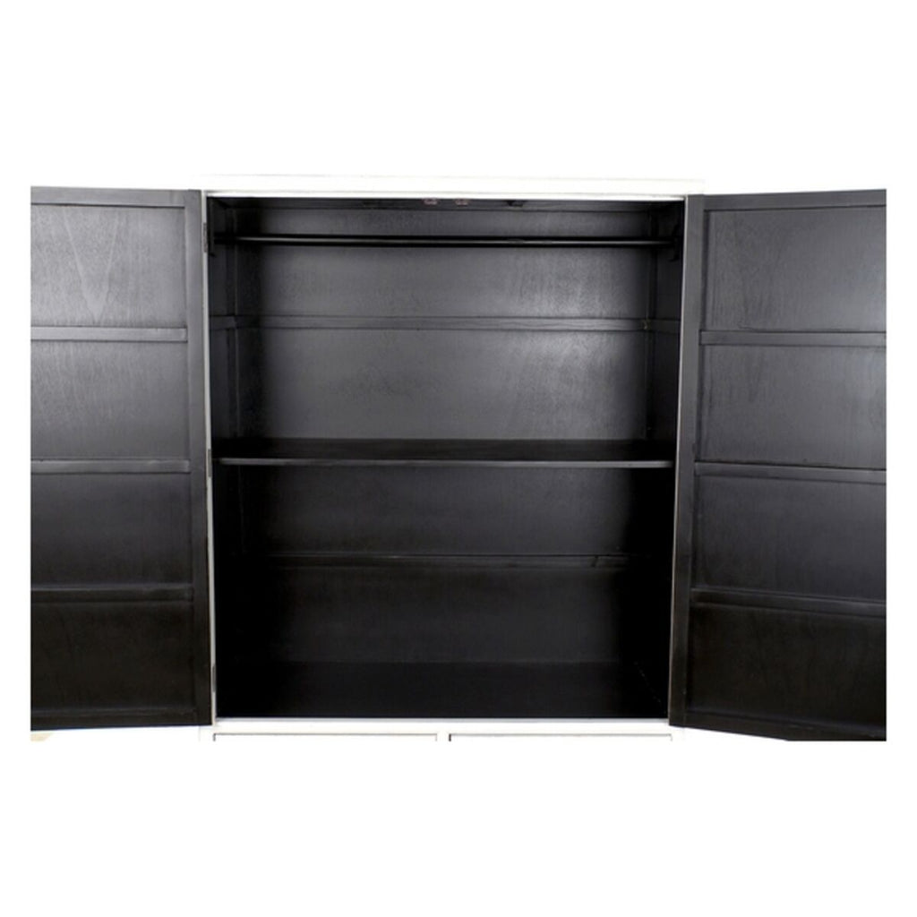 Schrank DKD Home Decor Weiß Gold Metall Pappel