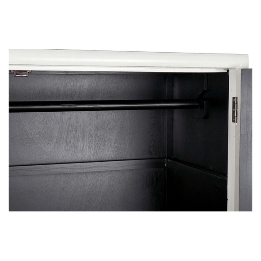 Schrank DKD Home Decor Weiß Gold Metall Pappel
