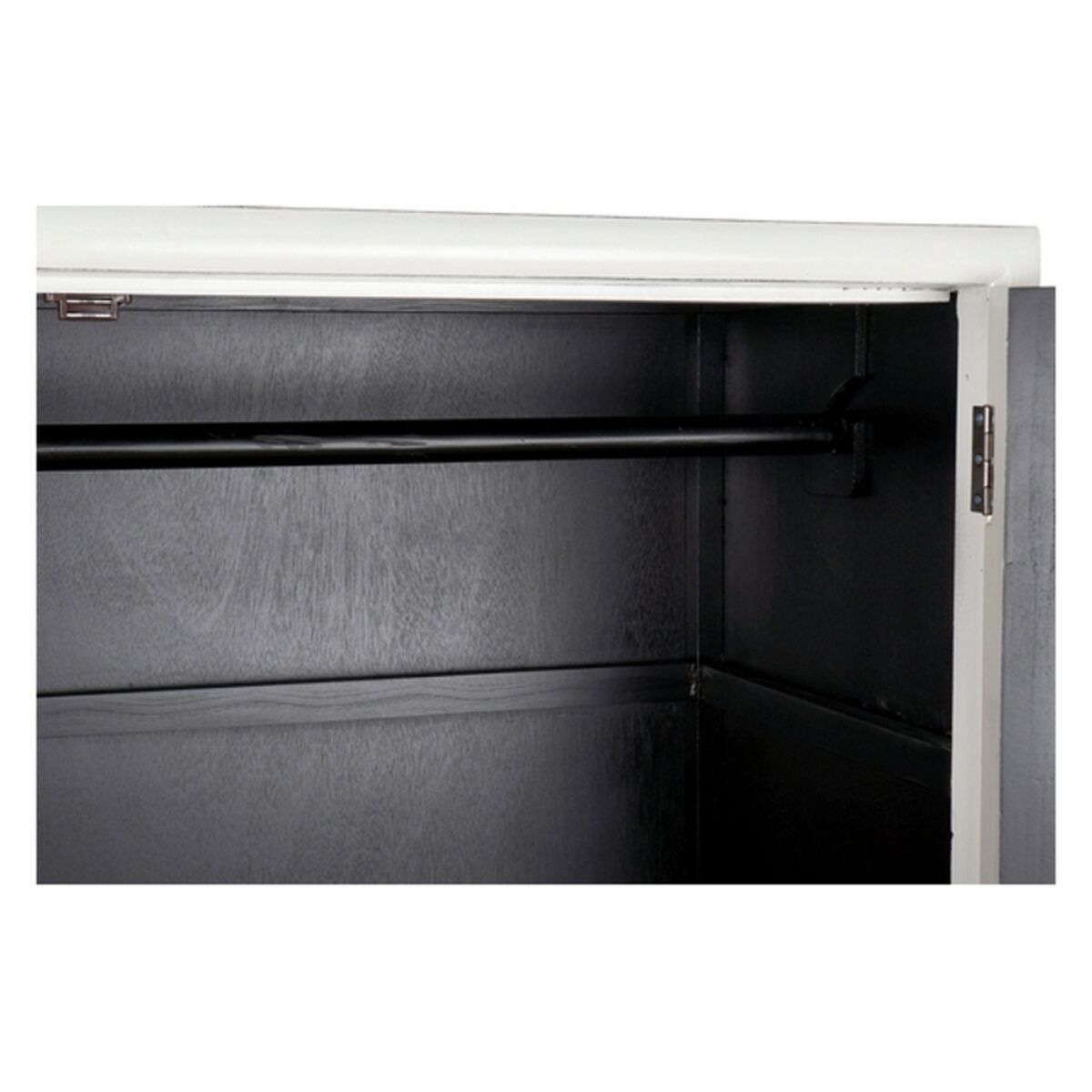 Schrank DKD Home Decor Weiß Gold Metall Pappel
