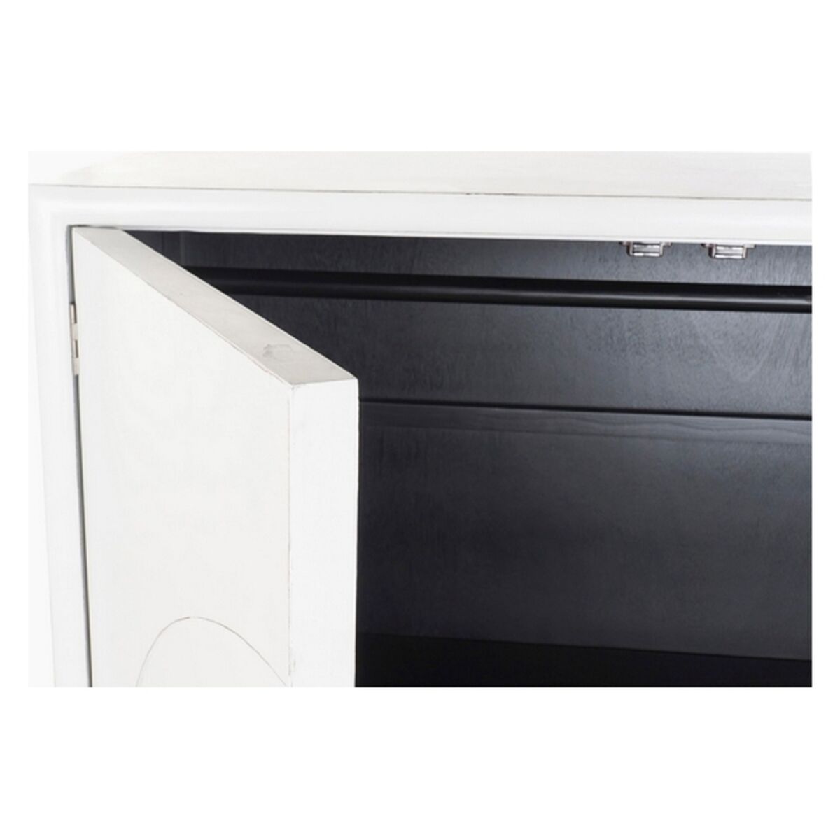 Schrank DKD Home Decor Weiß Gold Metall Pappel