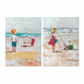 Leinwand DKD Home Decor Leinwand 50 x 2,5 x 70 cm