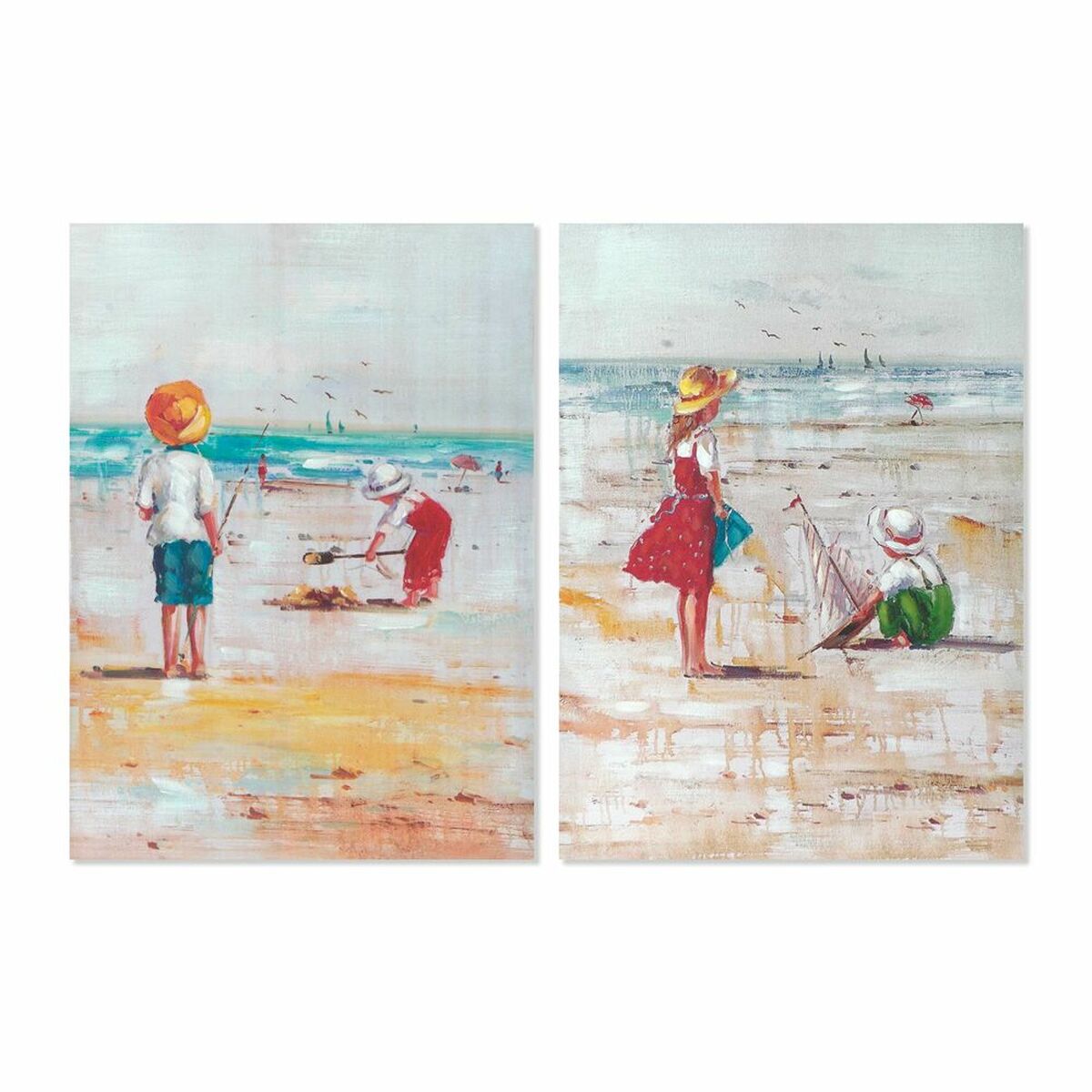 Leinwand DKD Home Decor Leinwand 50 x 2,5 x 70 cm