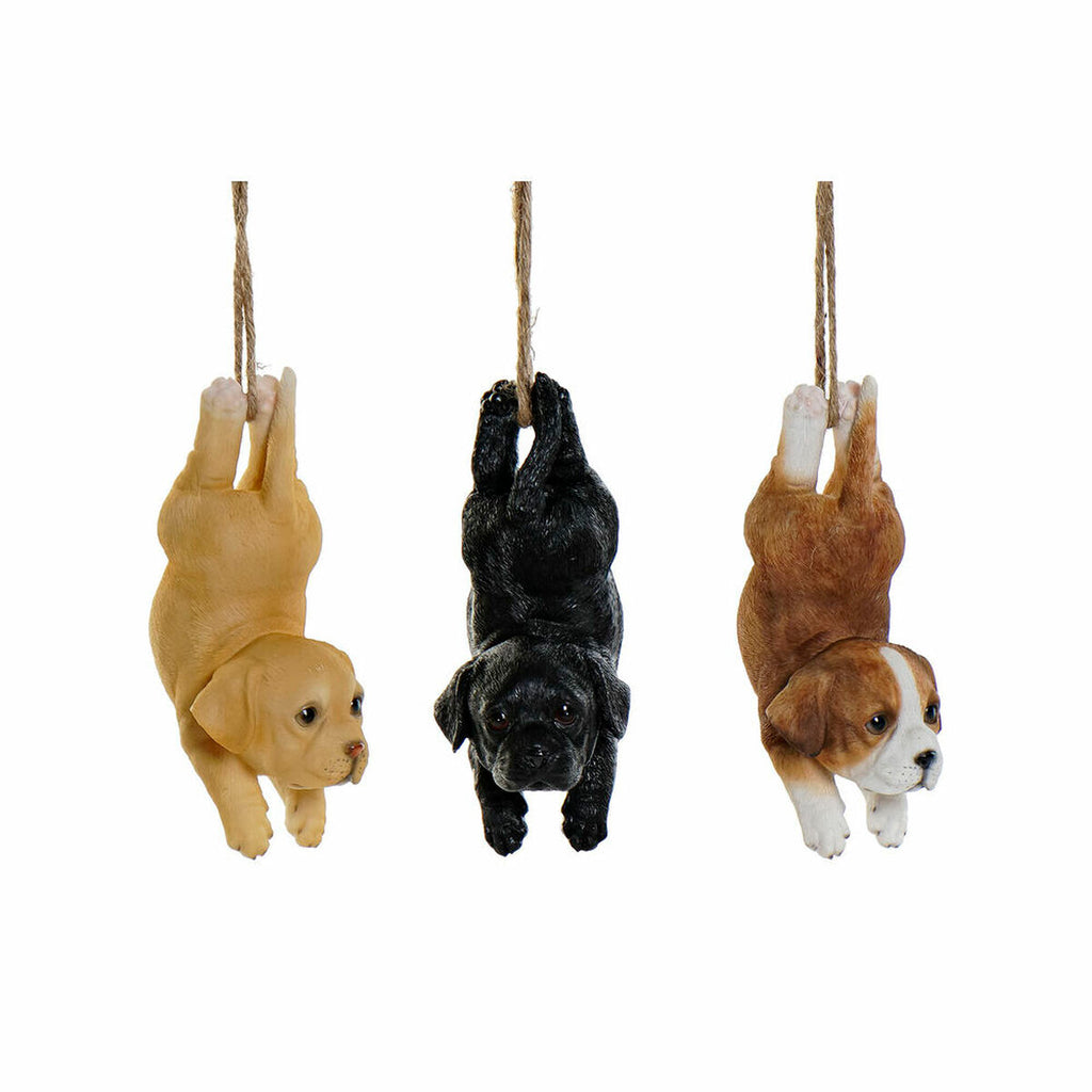 Deko-Figur DKD Home Decor Harz Hund (9 x 10.5 x 20 cm) (3 pcs)