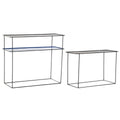 Möbel-Set-Set DKD Home Decor Blau Schwarz 70 x 27 x 45 cm 40 x 27 x 45 cm 80 x 27 x 65 cm 80 x 27,5 x 65 cm