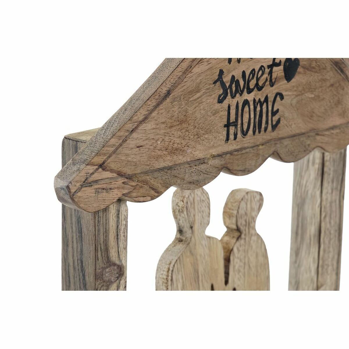Deko-Figur DKD Home Decor Braun Mango-Holz Moderne Familie (30 x 8 x 39 cm)