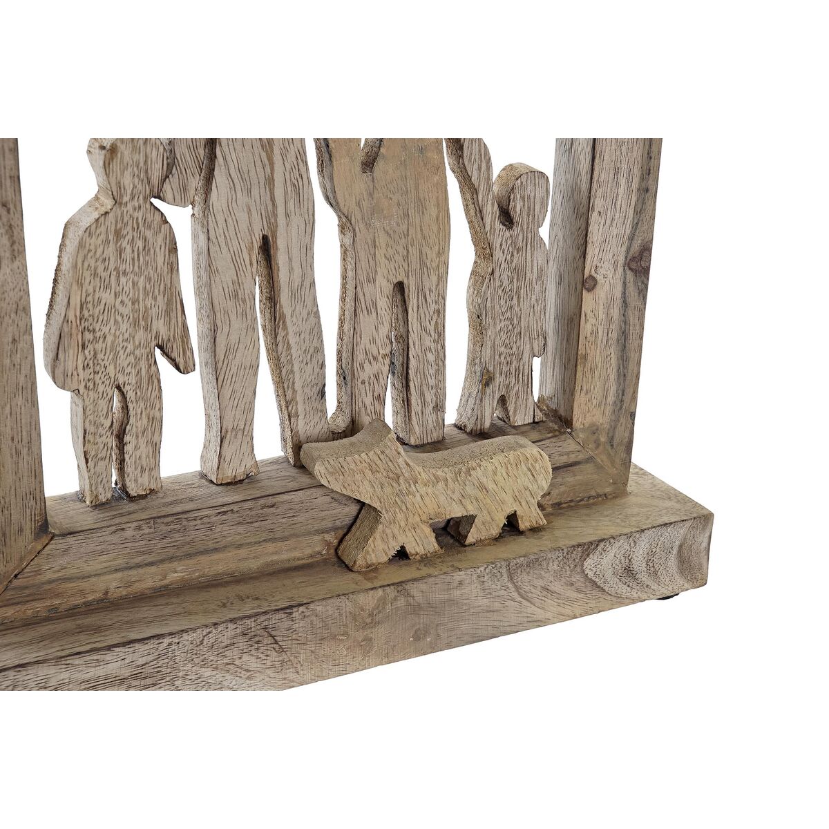 Deko-Figur DKD Home Decor Braun Mango-Holz Moderne Familie (30 x 8 x 39 cm)
