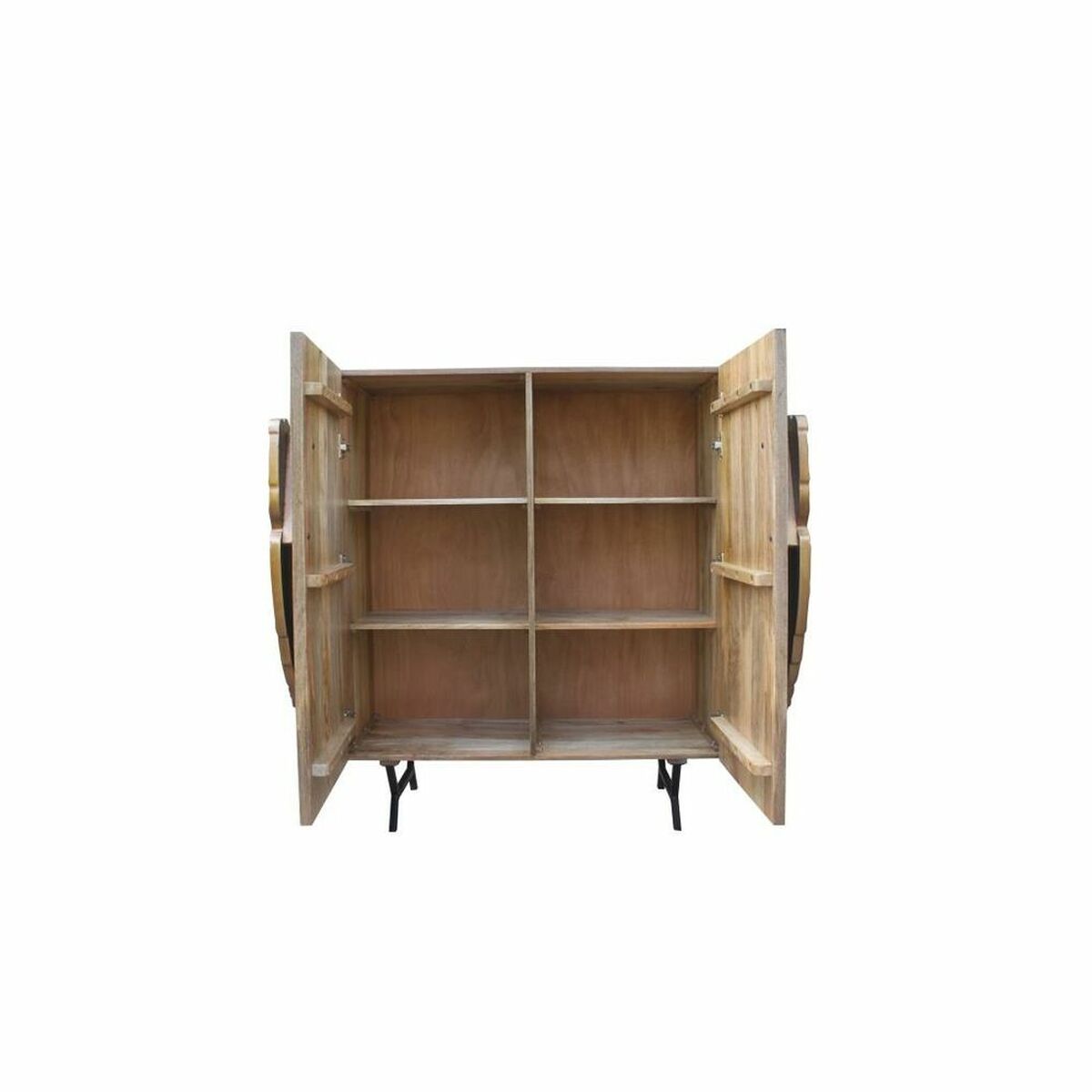 Anrichte DKD Home Decor Braun Gold Mango-Holz 100 x 45 x 120 cm 100 x 50 x 120 cm