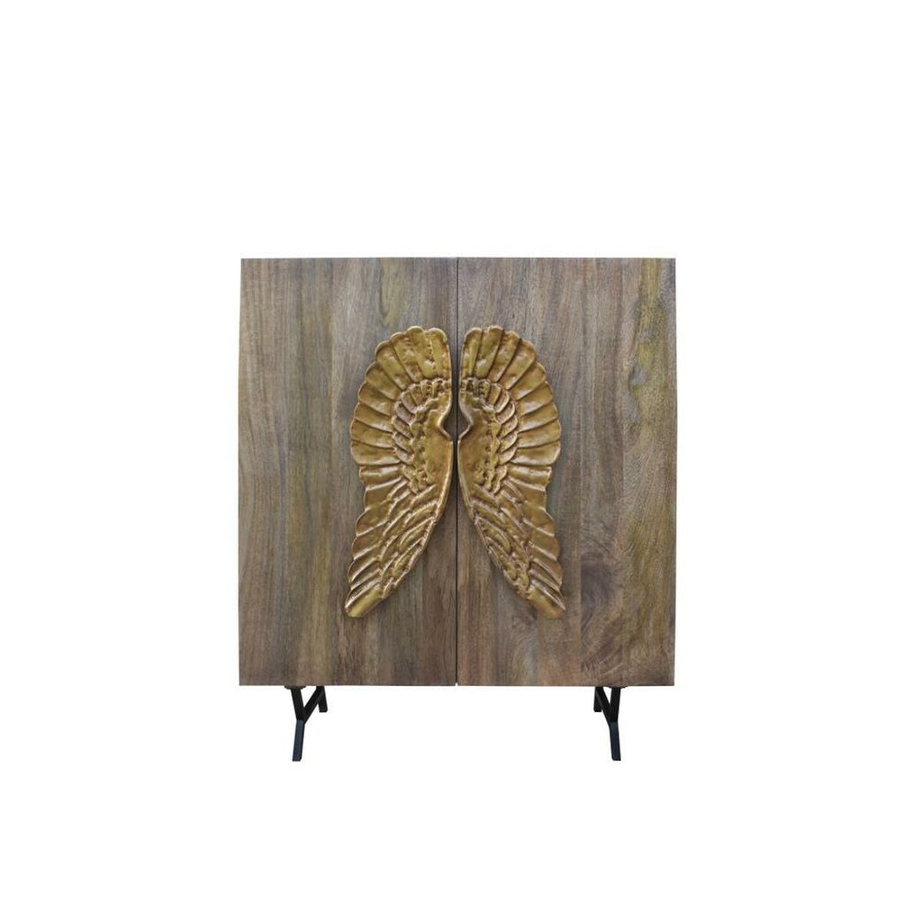 Anrichte DKD Home Decor Braun Gold Mango-Holz 100 x 45 x 120 cm 100 x 50 x 120 cm