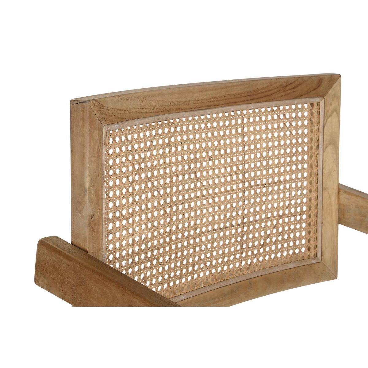 Esszimmerstuhl DKD Home Decor natürlich Teakholz Rattan (58 x 56 x 82 cm)
