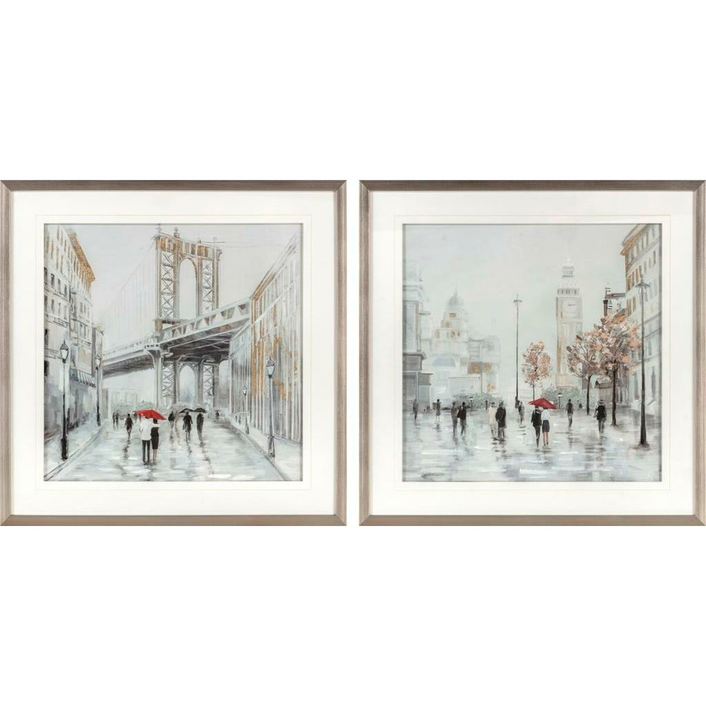 Leinwand DKD Home Decor polystyrol Leinwand 60 x 3 x 60 cm 63 x 3 x 63 cm