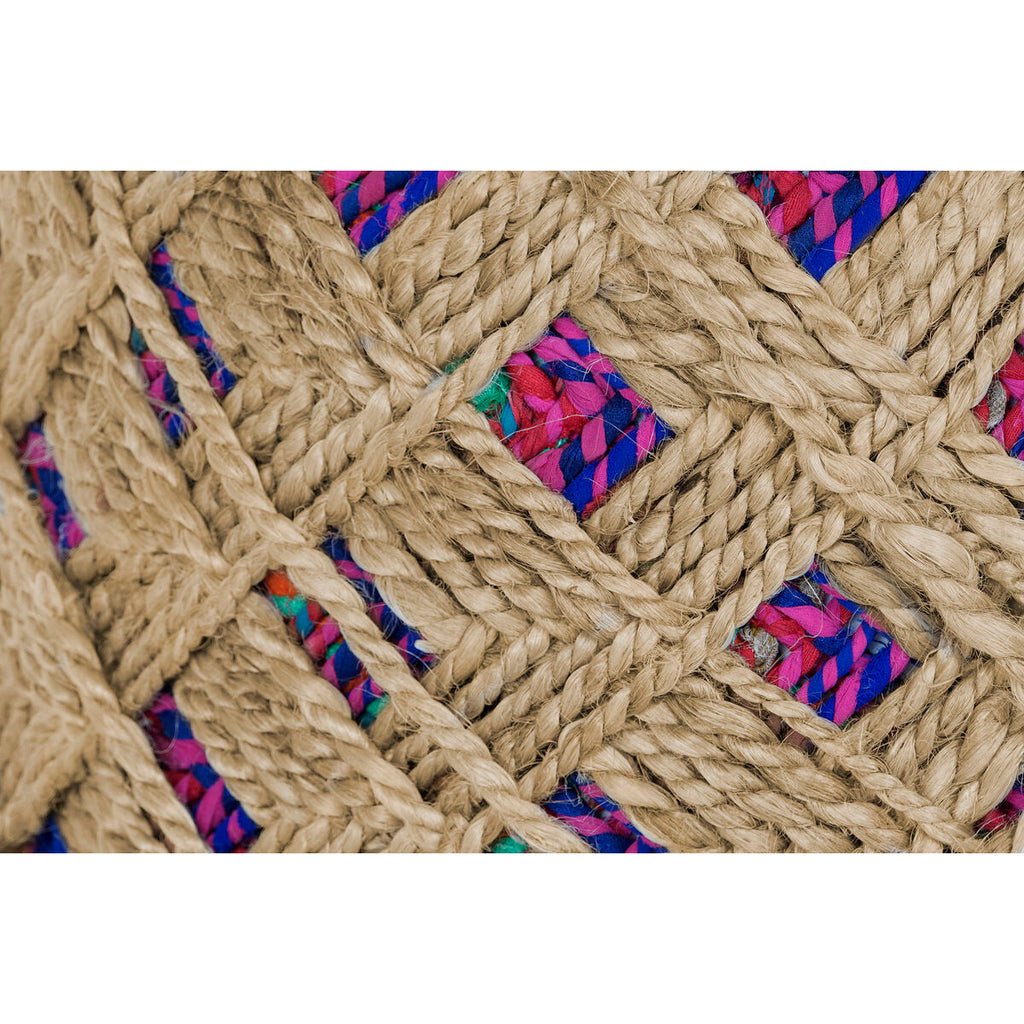 Fußstütze Home ESPRIT Braun Bunt Jute