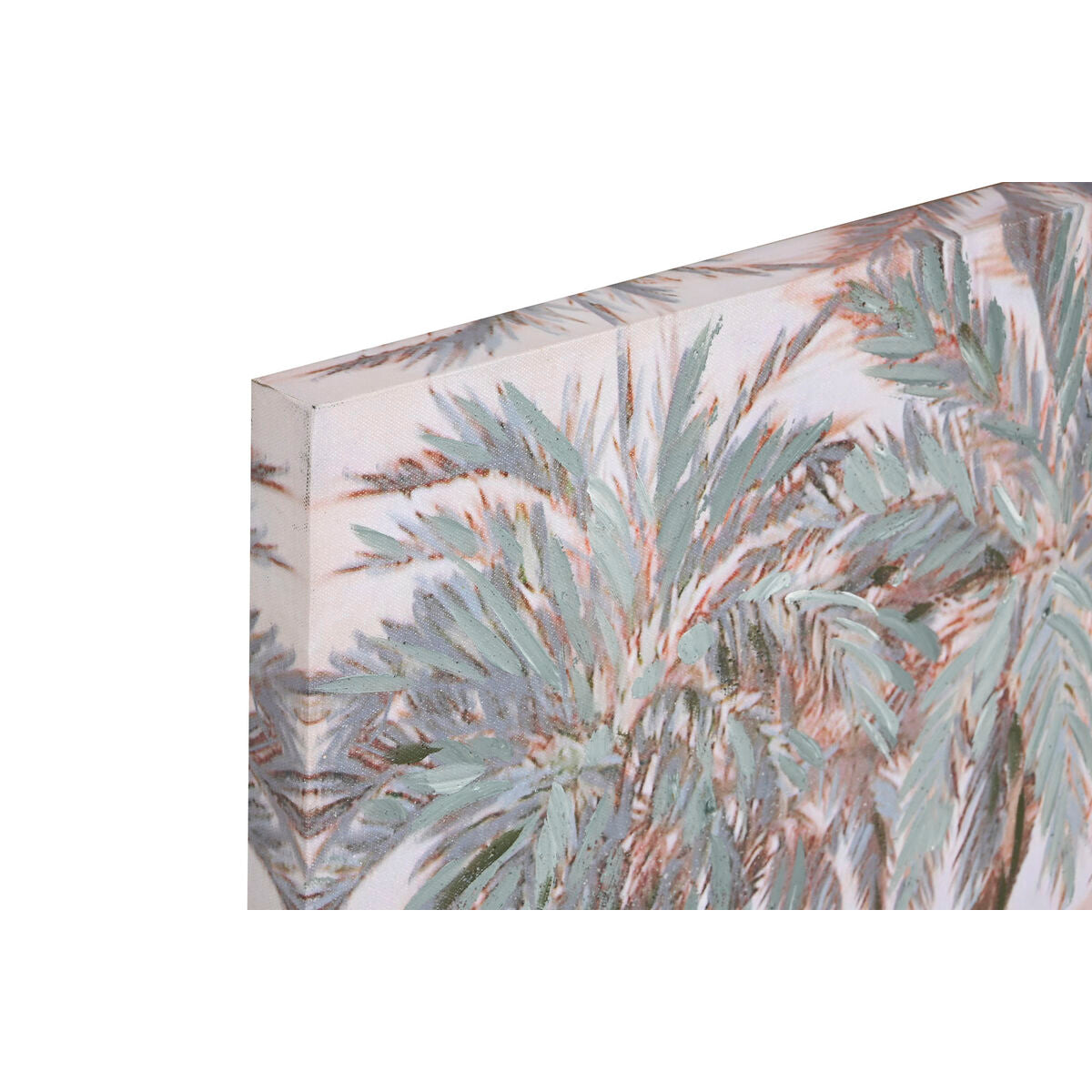Leinwand Home ESPRIT Leinwand Holz MDF 120 x 3 x 60 cm Strand