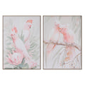 Leinwand Home ESPRIT polystyrol Leinwand 100 x 4 x 140 cm