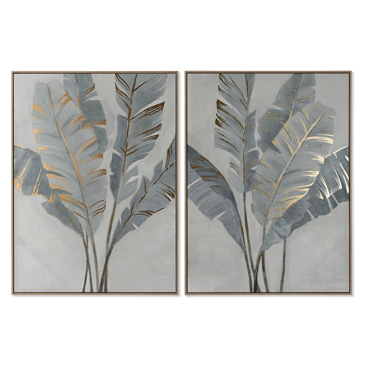 Leinwand Home ESPRIT polystyrol Leinwand 90 x 4 x 120 cm