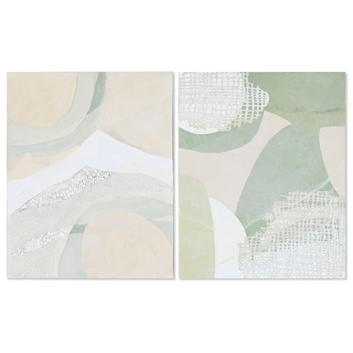 Leinwand Home ESPRIT Kiefer Leinwand 80 x 4 x 100 cm 80 x 3,8 x 100 cm