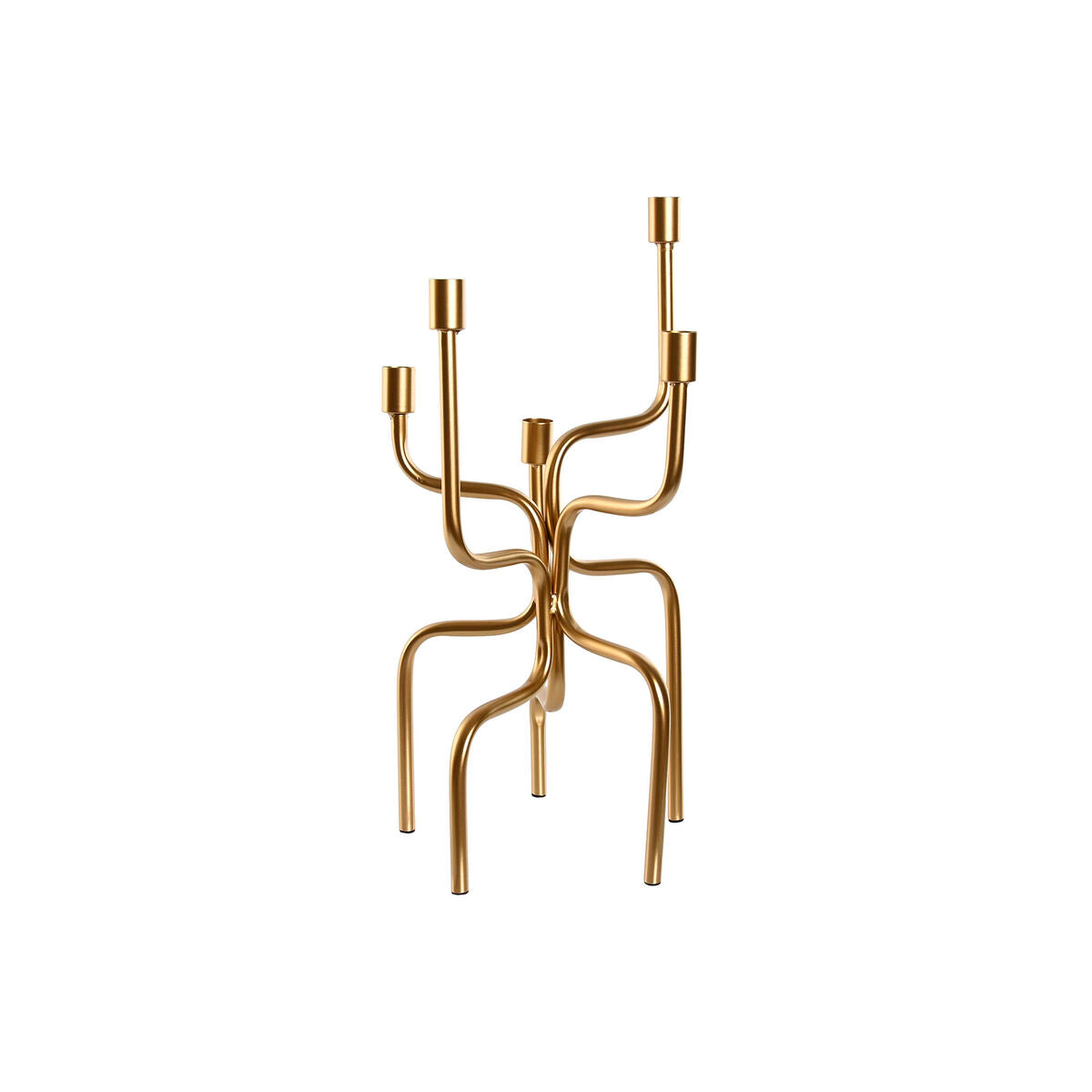 Kerzenleuchter Home ESPRIT Gold Metall 25 x 25 x 51 cm