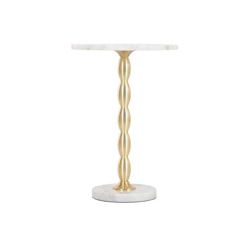 Beistelltisch Home ESPRIT Weiß Gold 41 x 41 x 57 cm