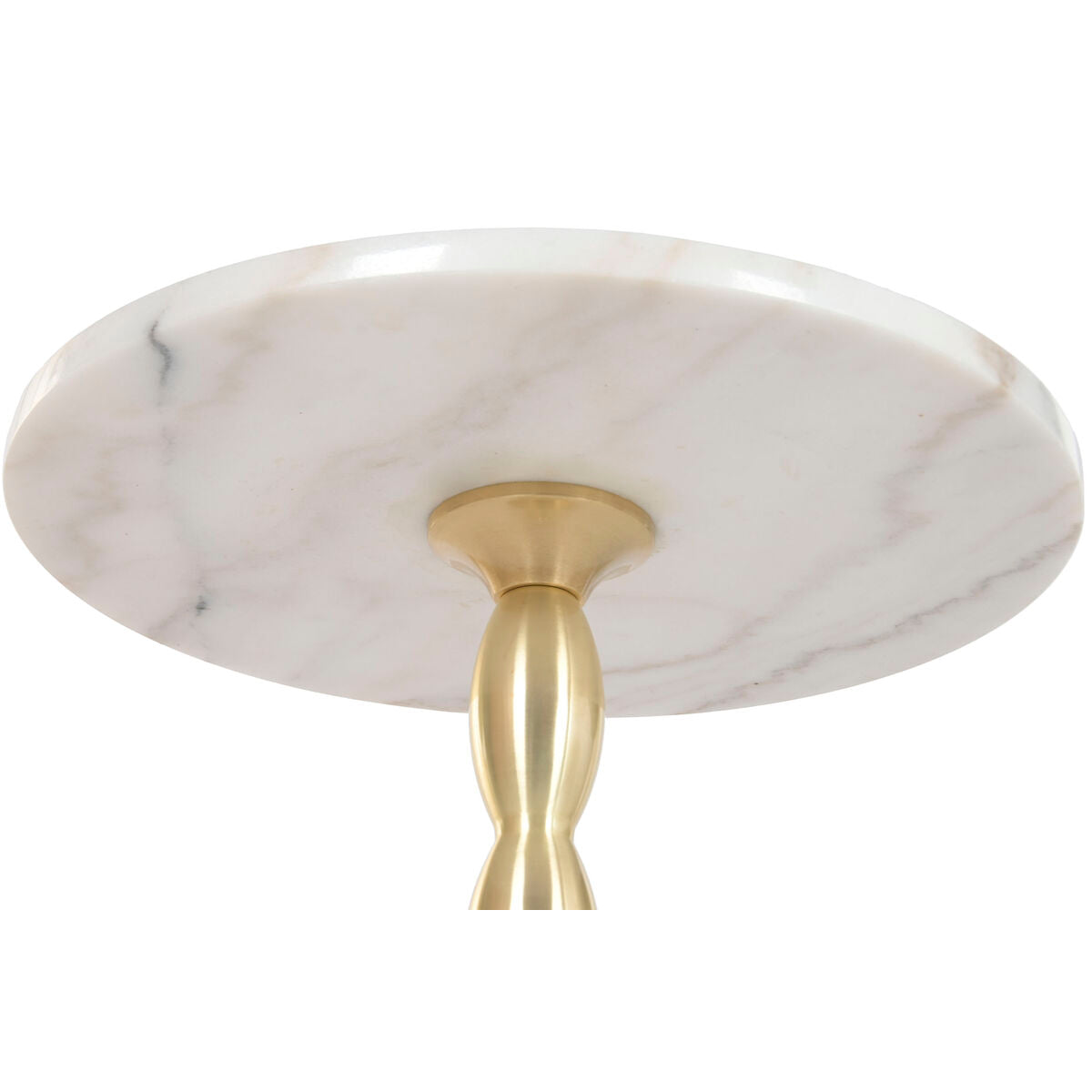 Beistelltisch Home ESPRIT Weiß Gold 41 x 41 x 57 cm