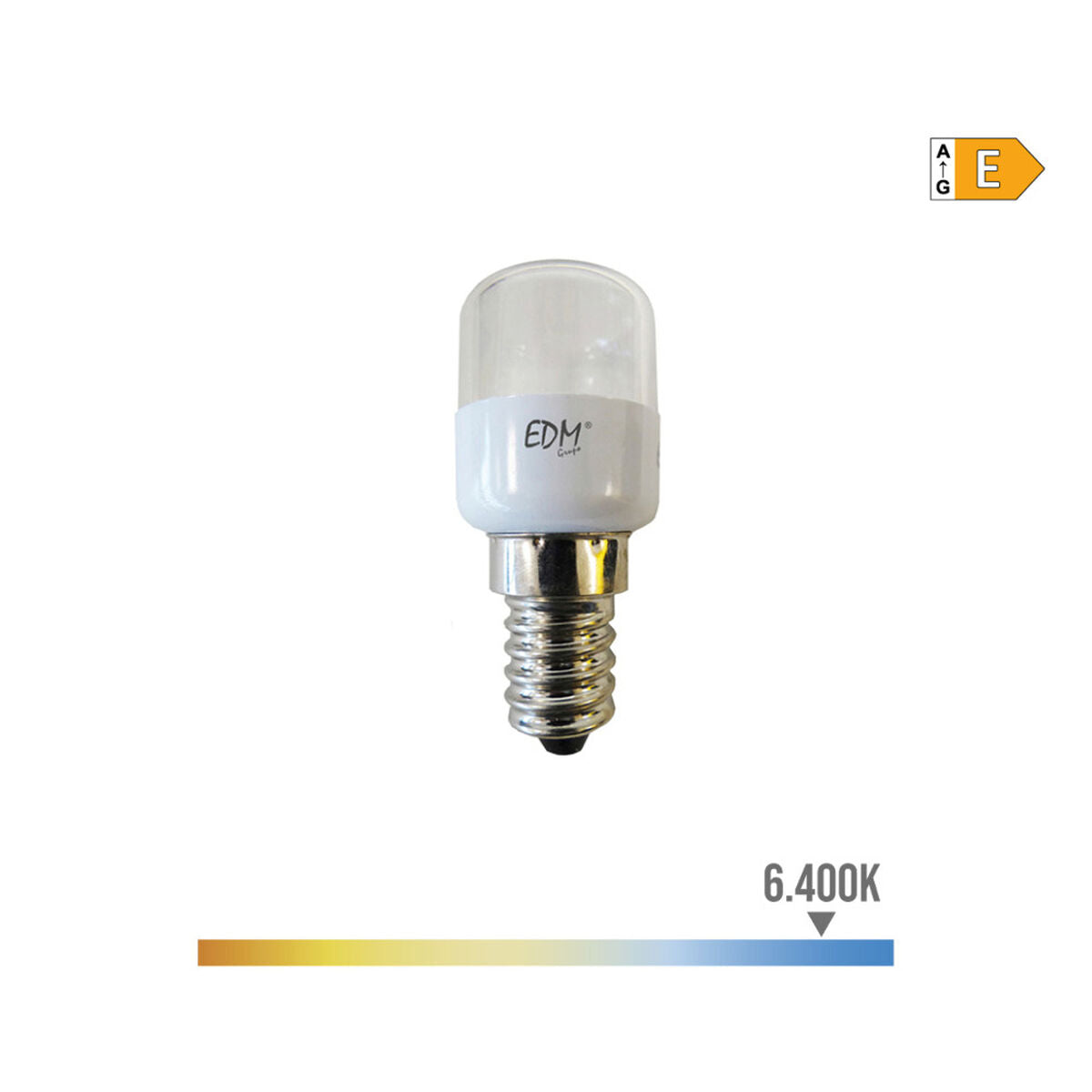 LED-Lampe EDM 35291 E 6 W 1 W 0,5 W E14 Ø 2,6 x 60 cm (6400 K)