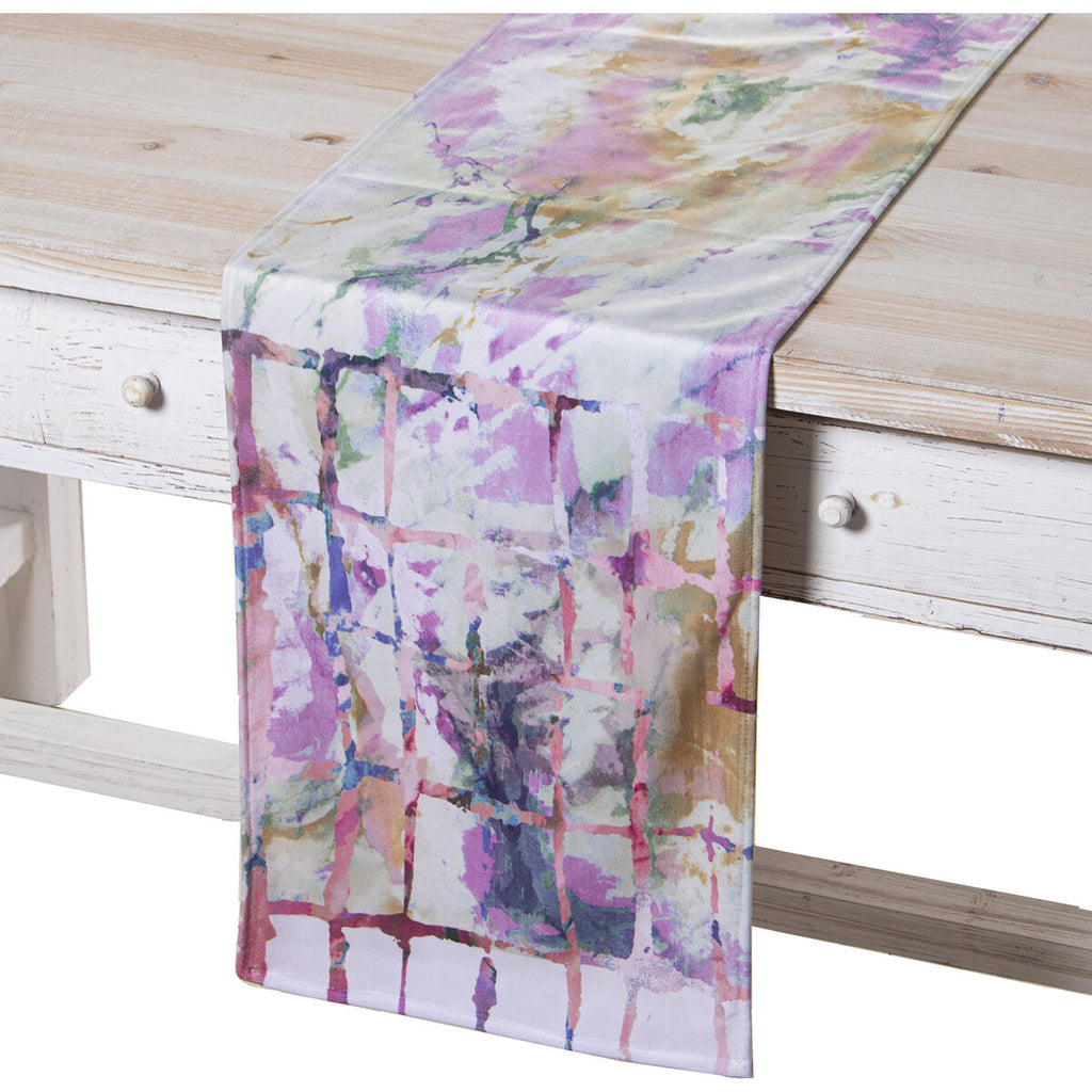 Tischläufer Alexandra House Living Bunt Textil Samt