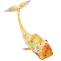 Deko-Figur Alexandra House Living Gelb Wal Eisen