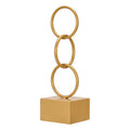 Deko-Figur Gift Decor Gold Ringe 12,5 x 40,5 x 12,5 cm