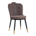 Sessel Gift Decor Schwarz Lila Gold Muschel