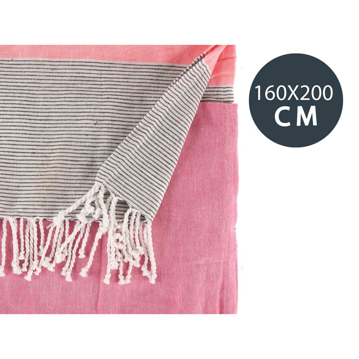 Mehrzweck-Überwurf Gift Decor Rosa 160 x 200 cm 40 x 9 x 8 cm Streifen