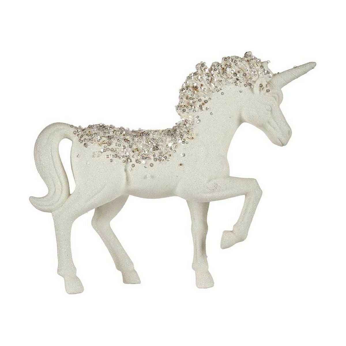Deko-Figur Krist+ Weiß Einhorn 9,5 x 31 x 40 cm