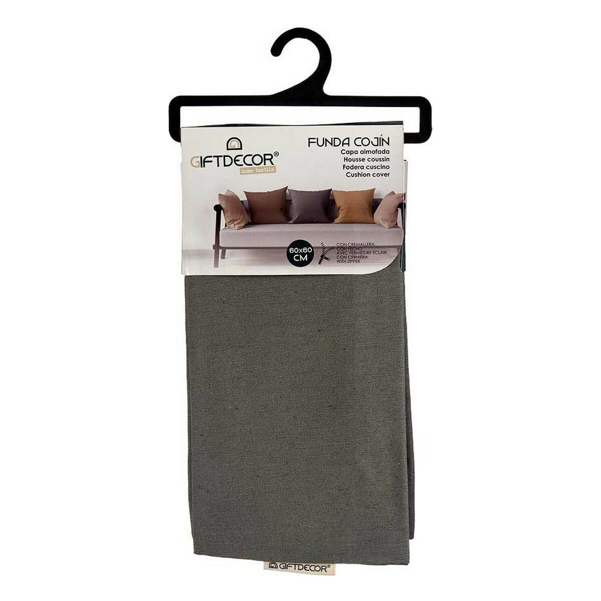 Kissenbezug Gift Decor Anthrazit 60 x 0,5 x 60 cm