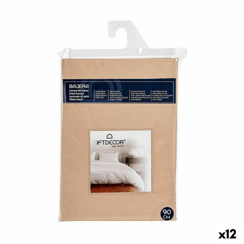 Bettlaken Gift Decor Beige 90 cm (12 Stück)