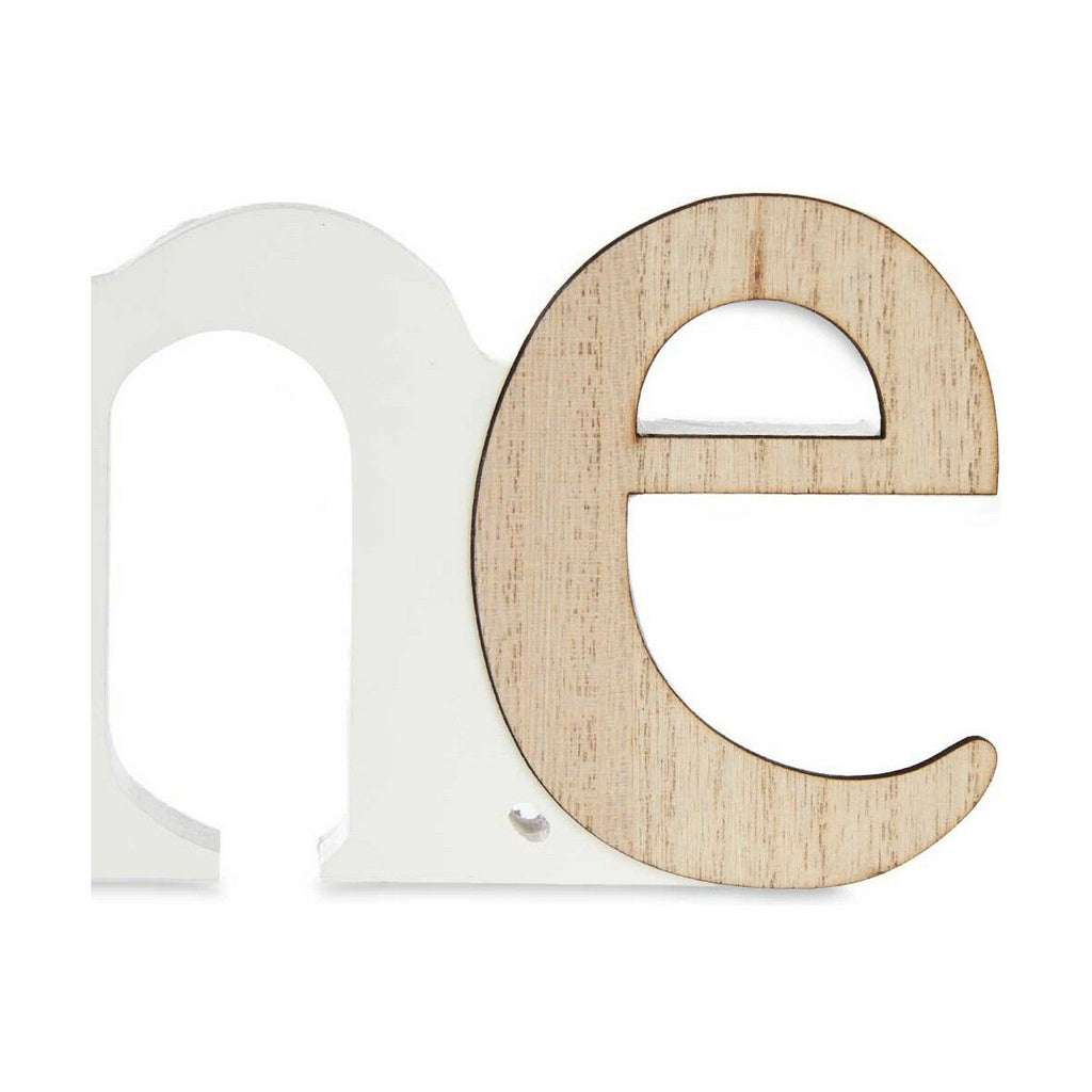 Fotorahmen Gift Decor Home Weiß Braun Holz MDF (6 Stück)