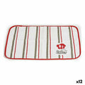 Untersetzer Kinvara Bon Appetit Weiß Rot 33 x 0,3 x 48 cm (12 Stück)