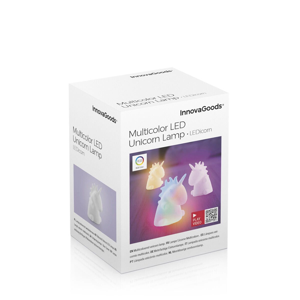 Multicolor Einhornleuchte LEDicorn InnovaGoods