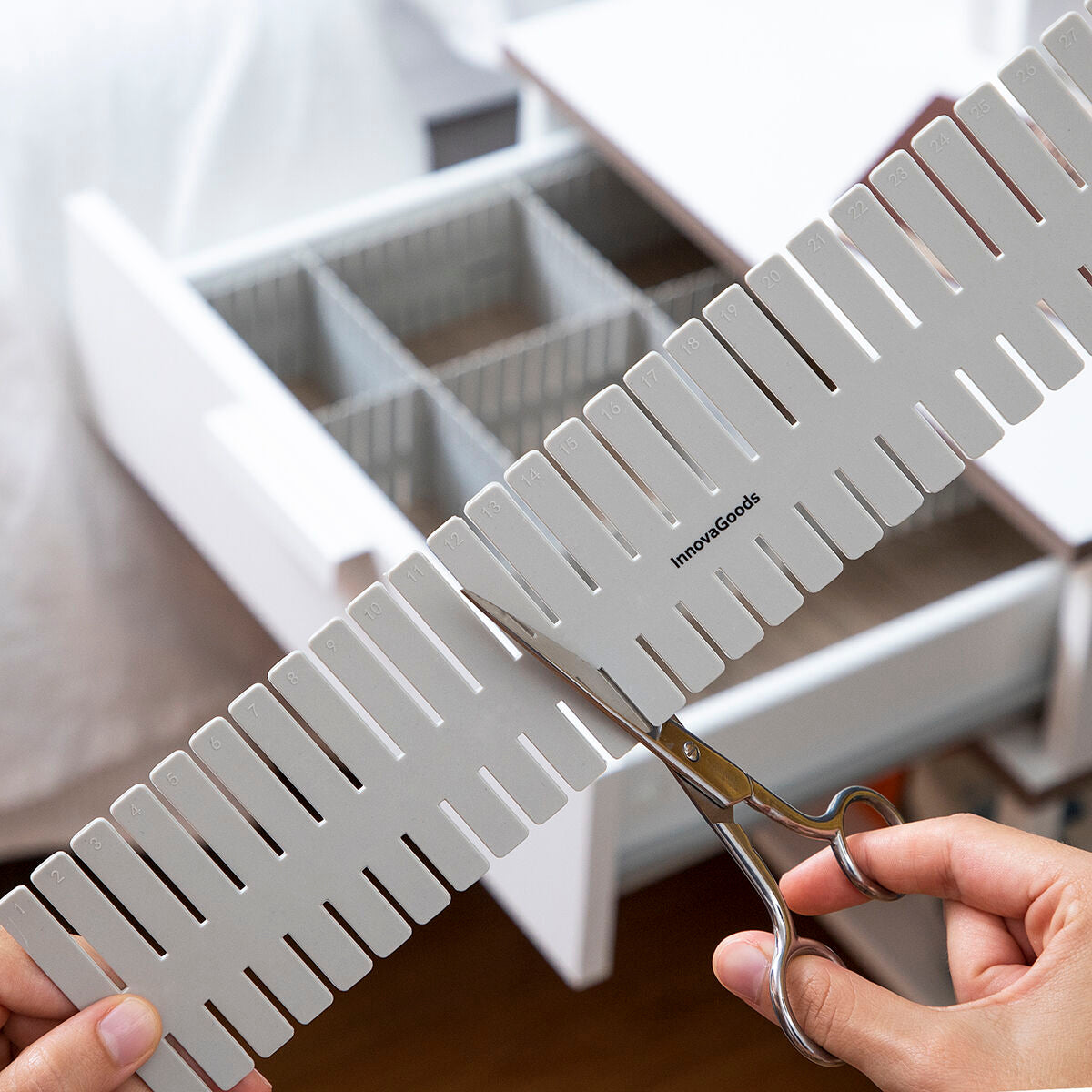 Verstellbarer Schubladenorganisator Condor InnovaGoods 16 Stück