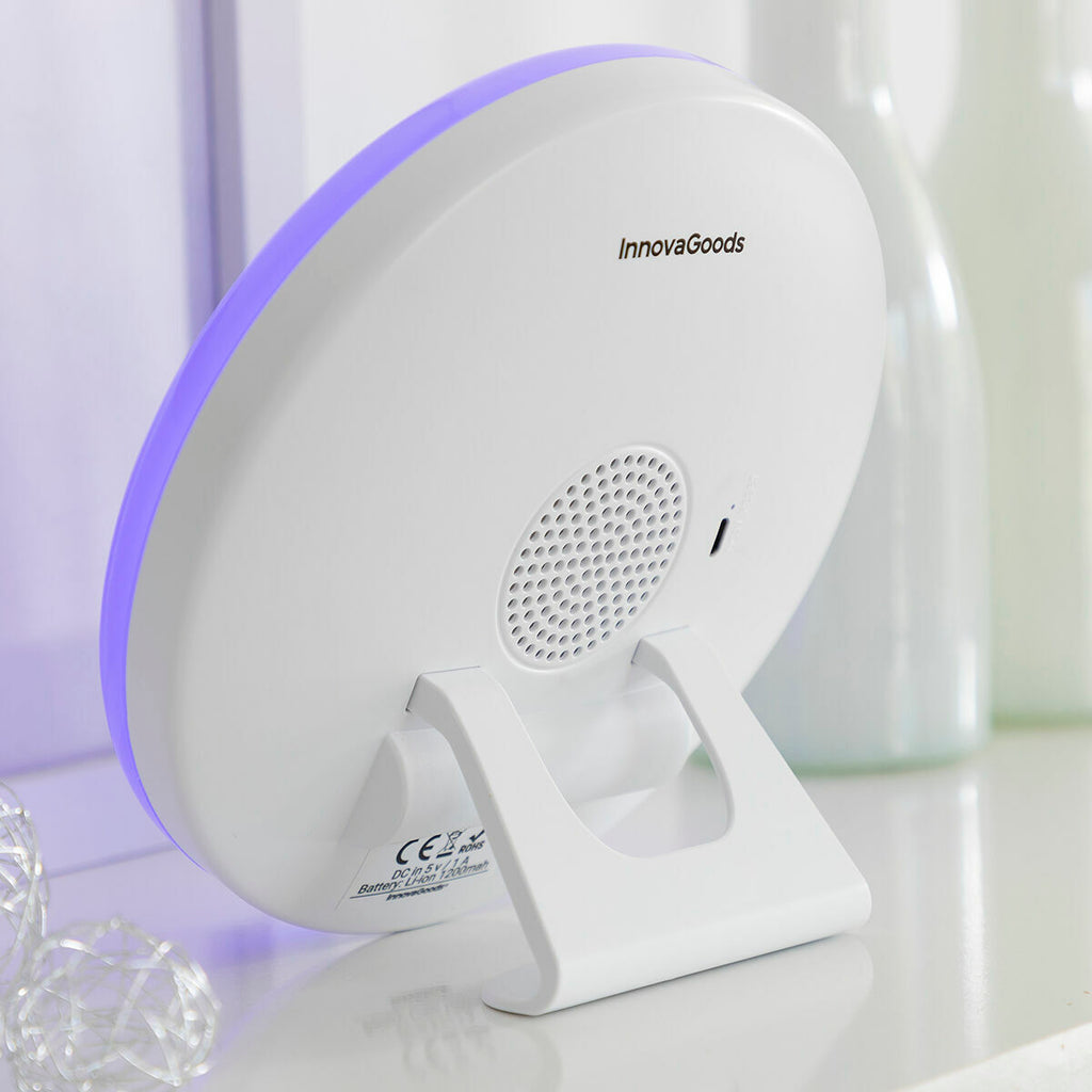 Aufladbarer Sonnenaufgangswecker mit Lautsprecher Sunrilk InnovaGoods