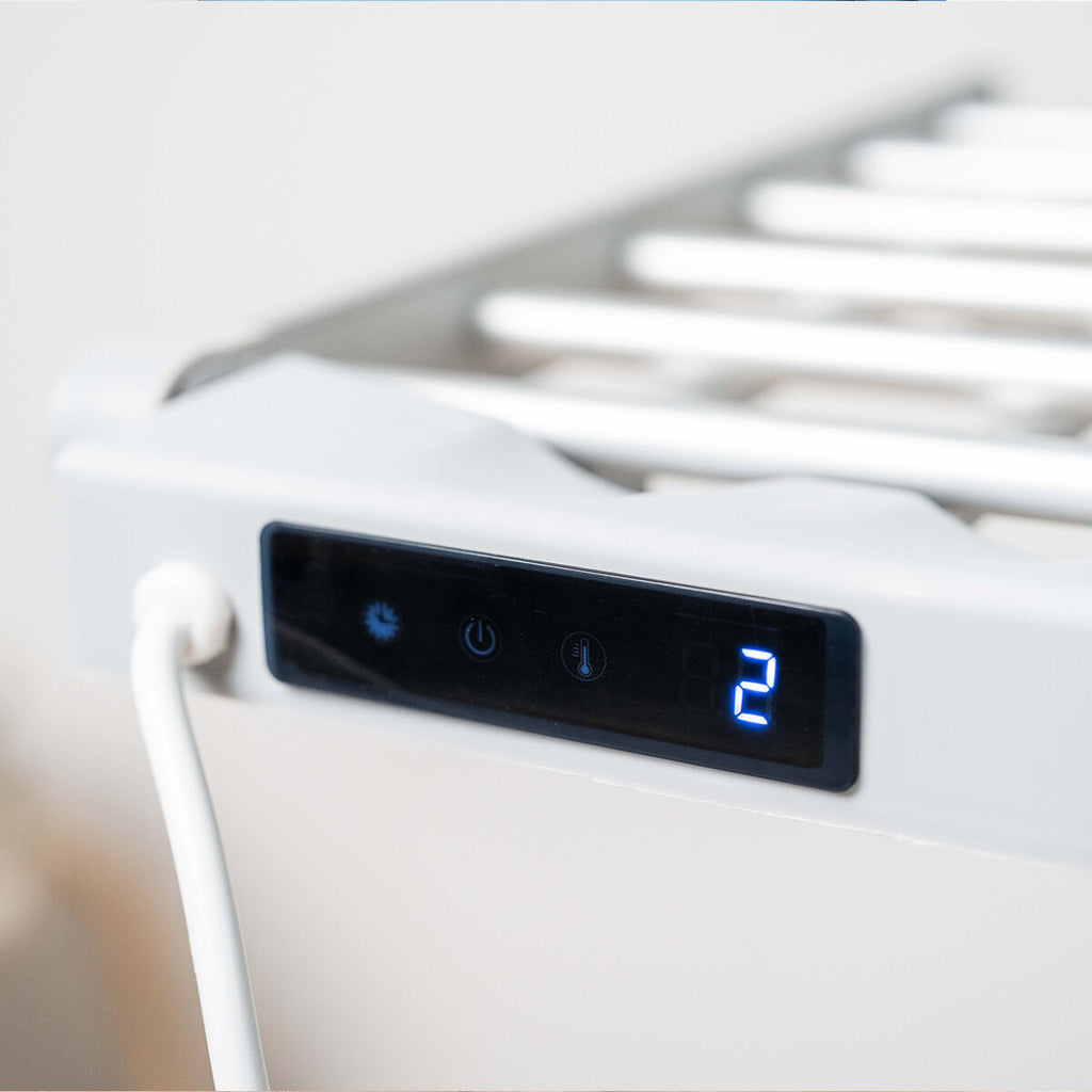Faltbarer elektrischer Wäscheständer mit Flügeln, Touchscreen, Timer und Temperaturregelung Warmmat InnovaGoods 230 W 20 Stäbe